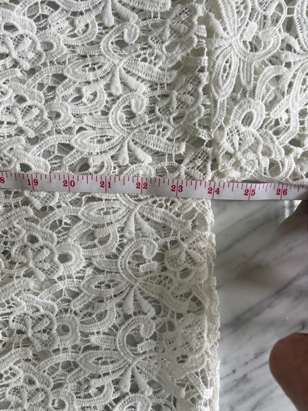 Anthropologie White Crochet Lace Kimono Cardigan - Picture 8 of 9